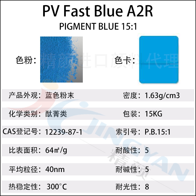 科萊恩A2R酞菁藍(lán)有機(jī)顏料CLARIANT PV Fast A2R顏料藍(lán)15:1